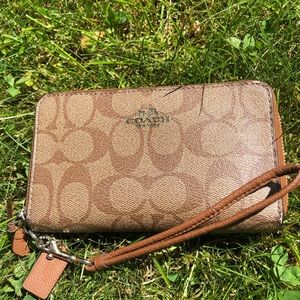 Coach Double Zip Wallet